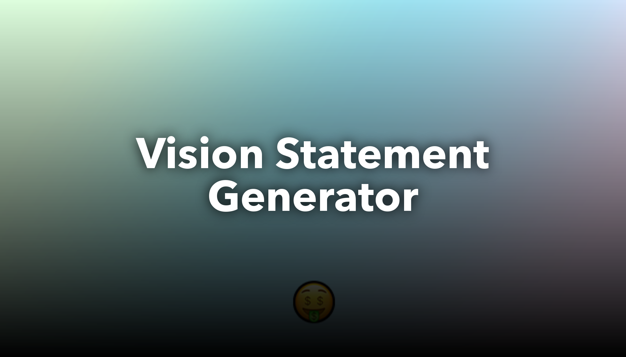 Vision statement generator nichesss